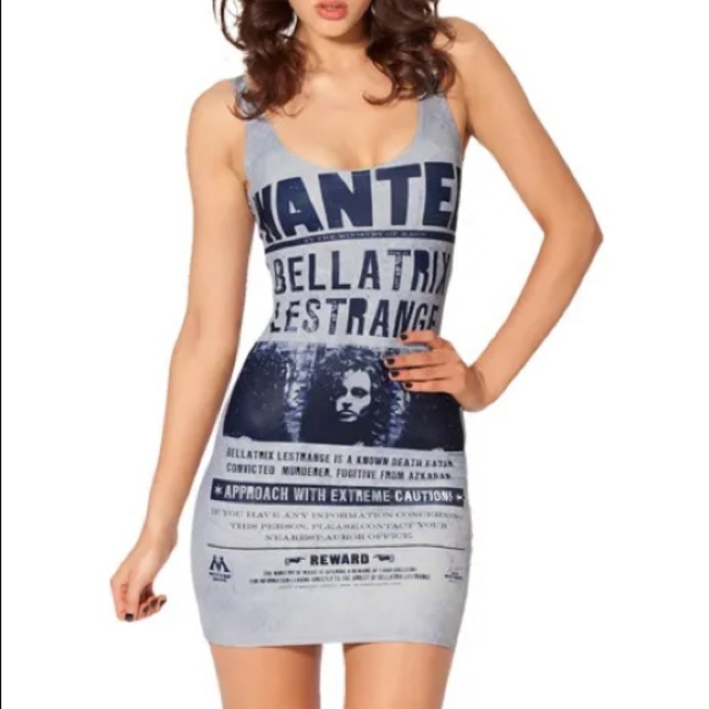 Blackmilk wanted Bellatrix bodycon dress
